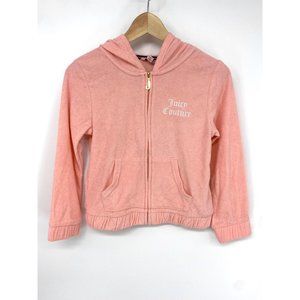 Juicy Couture Kids full zip-up terry hoodie NEW size M (8-10)